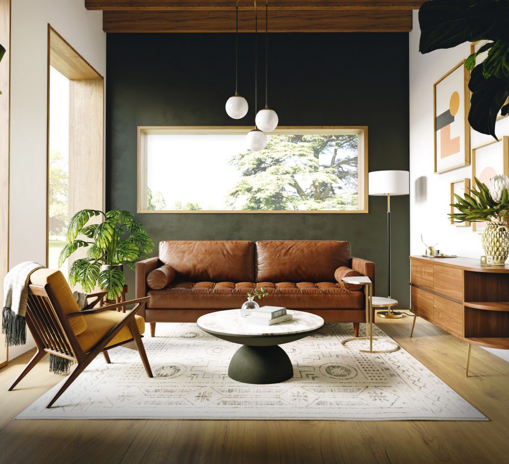 دکوراسیون پذیرایی مدرن و شیک در منزل ایرانی